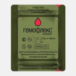 Гемостатическая повязка Гемофлекс Комбат