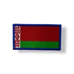 Шеврон флаг РБ 70*35 ММ синий кант